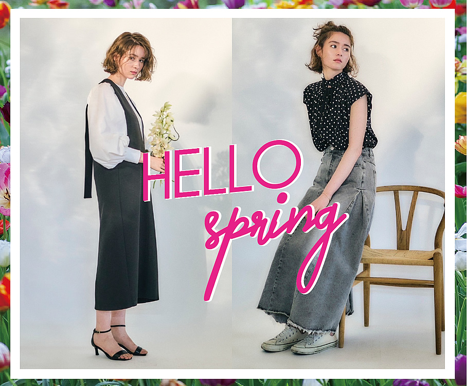 HELHELLO, NEW ME! AQUI AGORA 2024SPRING COLLECTION開催中！